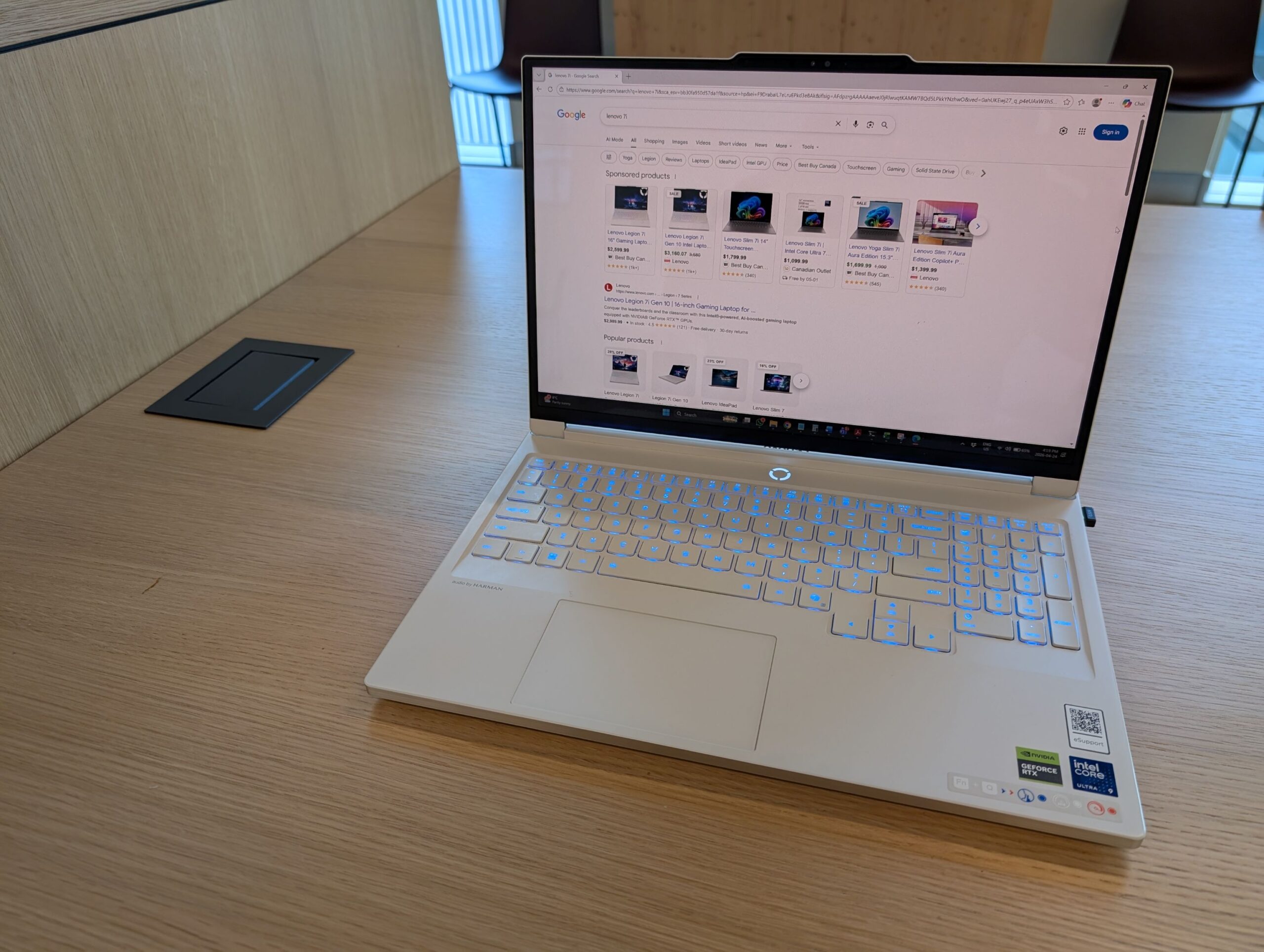 Lenovo Legion 7i Gen 10 laptop review — performance and design overview