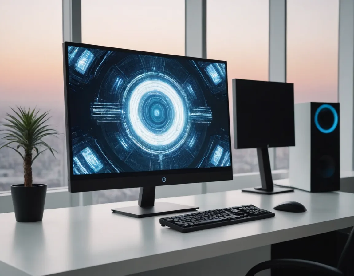 Monitor arm vs monitor stand — side by side desk setup comparison