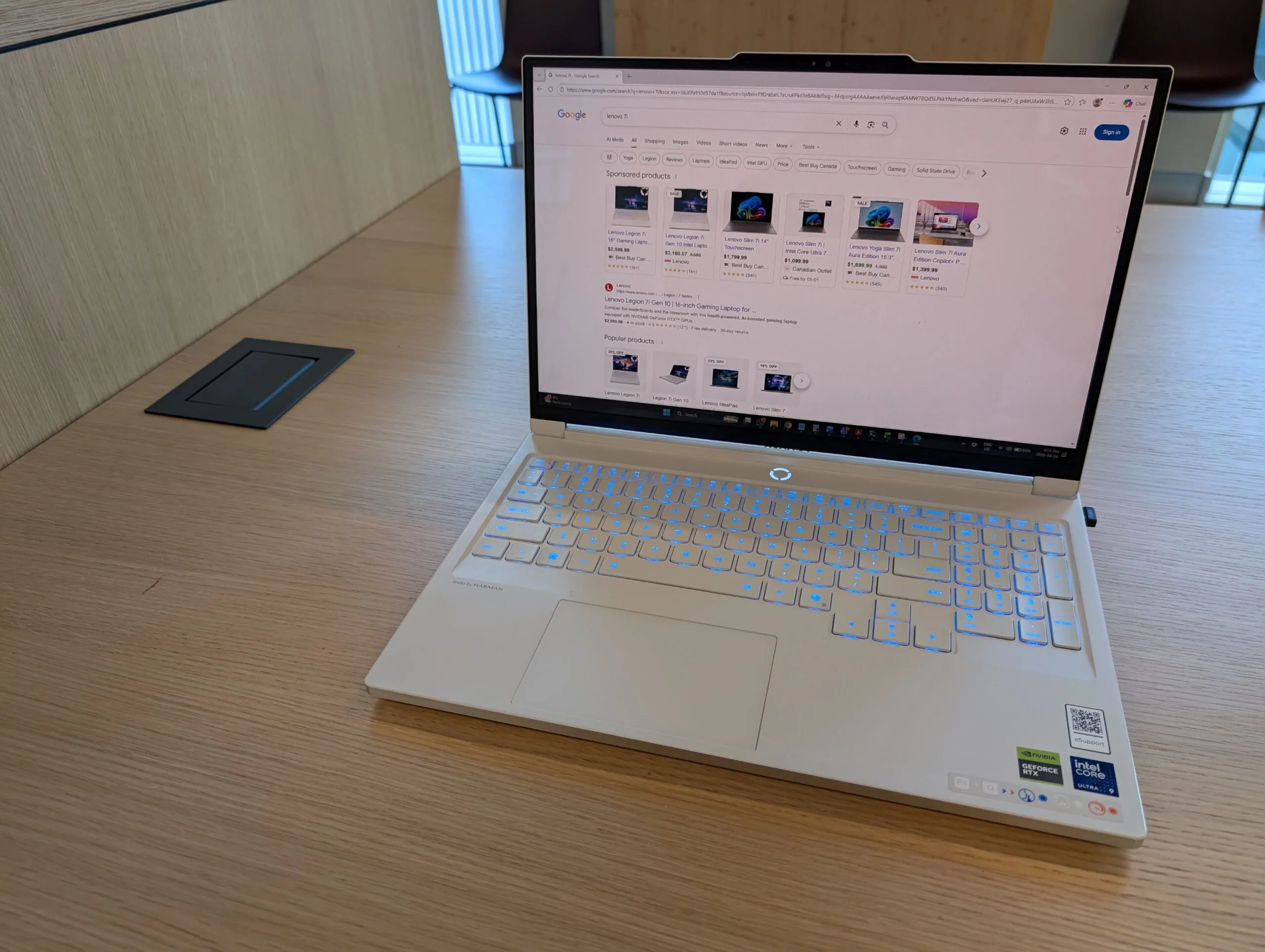 Lenovo Legion 7i Gen 10 laptop review — performance and design overview