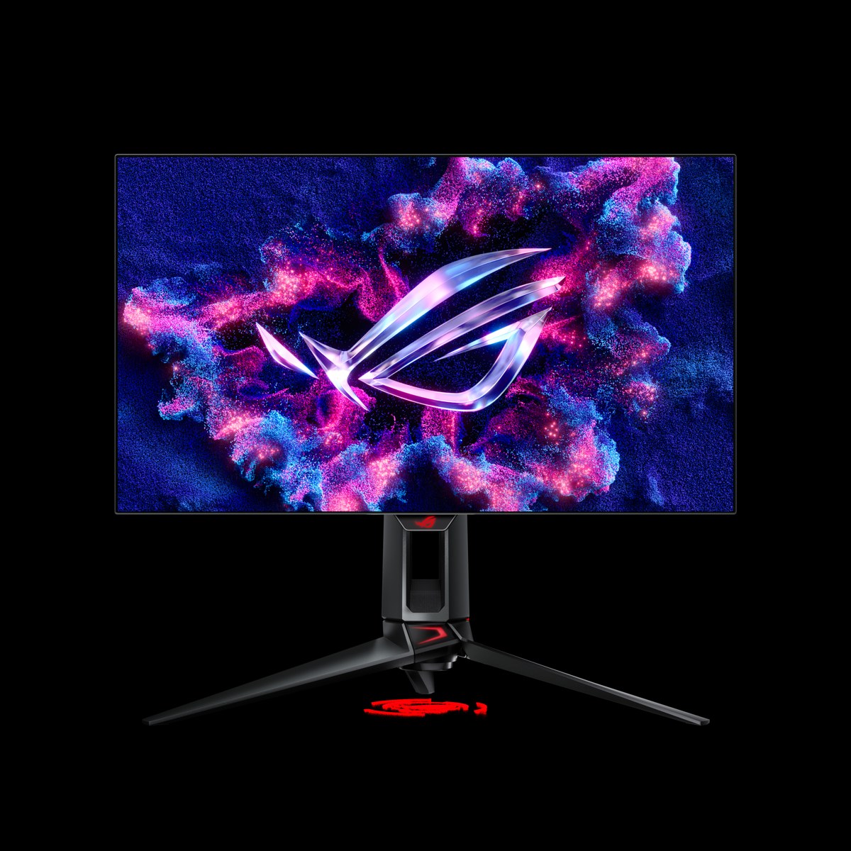 ASUS ROG Swift OLED PG27AQDP WOLED monitor, a model at the center of OLED monitor eye strain and VRR flicker testing