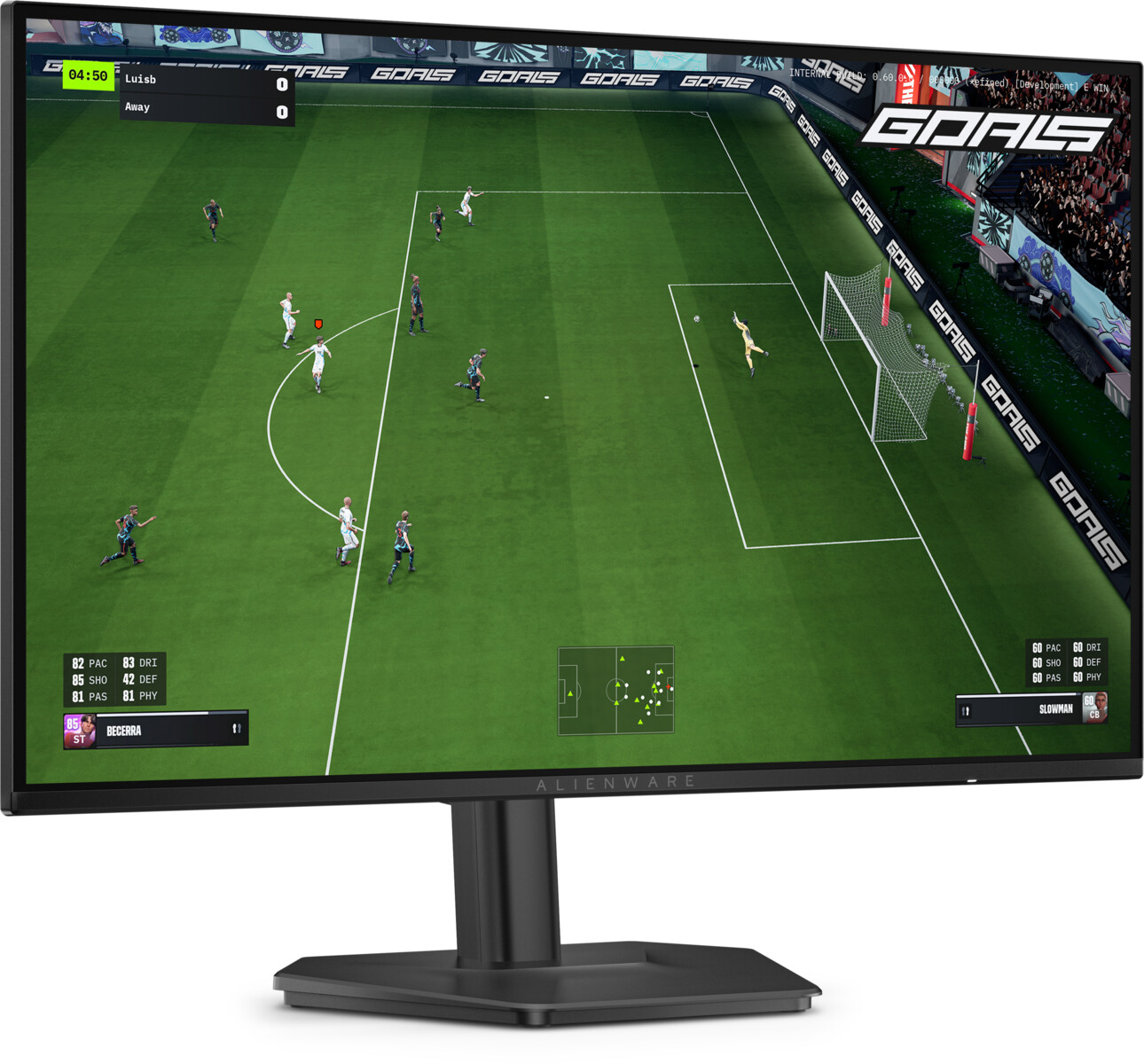 Alienware AW2726DL 27-inch 280 Hz IPS gaming monitor in black