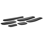 Kensington ErgoSoft wrist rests in several sizes, an example of wrist rest ergonomics gear for keyboards and mice.