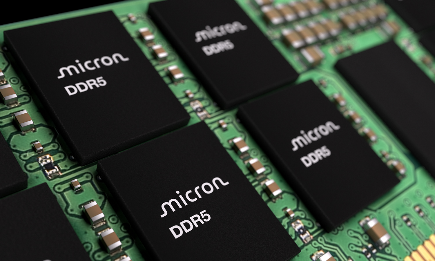 Micron DDR5 chips illustrating the Canadian RAM prices 2026 study