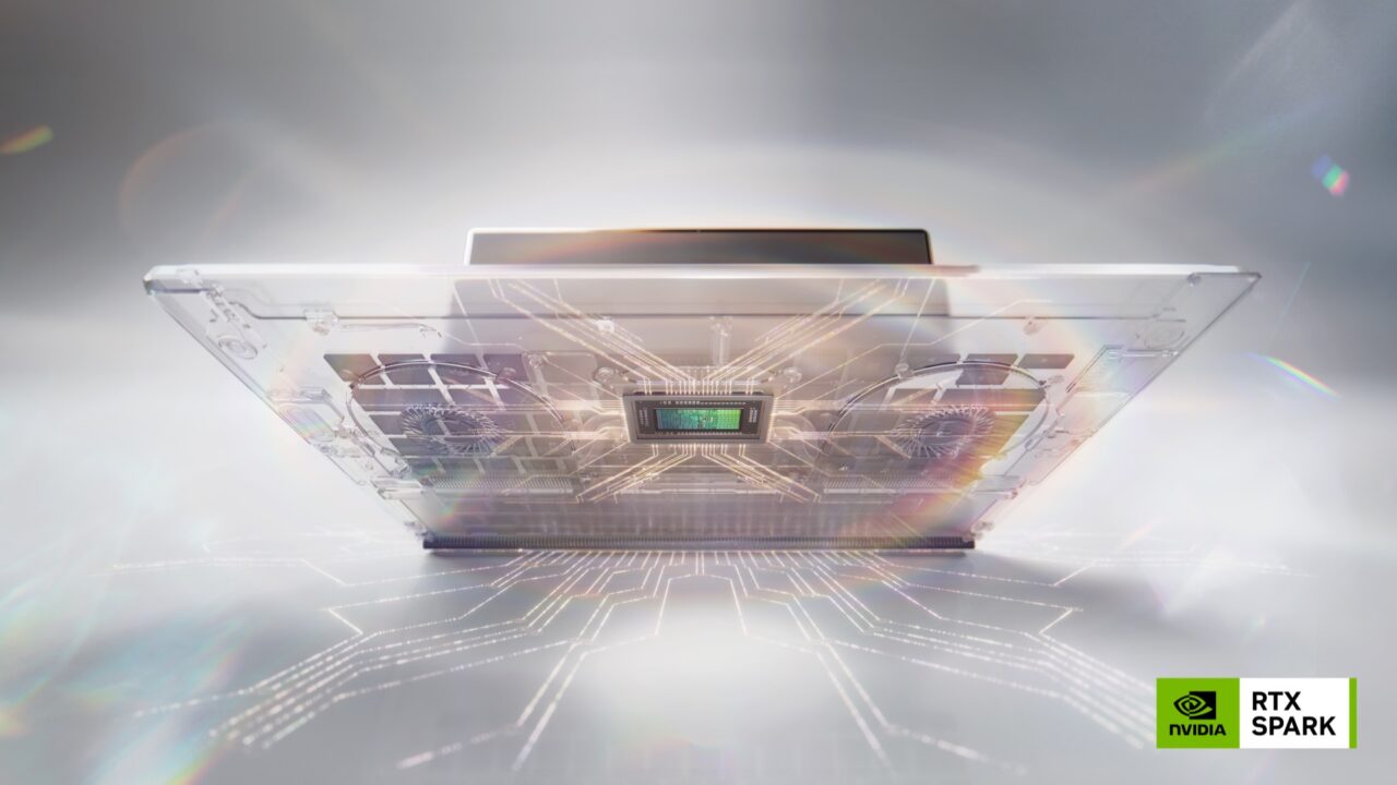 RTX Spark gaming laptop platform shown in NVIDIA's Gamescom artwork