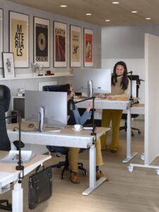 IKEA desk hack planning reference shown with IKEA MITTZON office desks