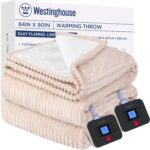 Westinghouse queen heated blanket with two controllers
